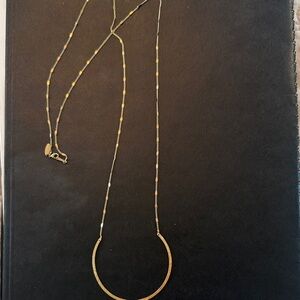 Anthropology Serafina Semi Circle Necklace